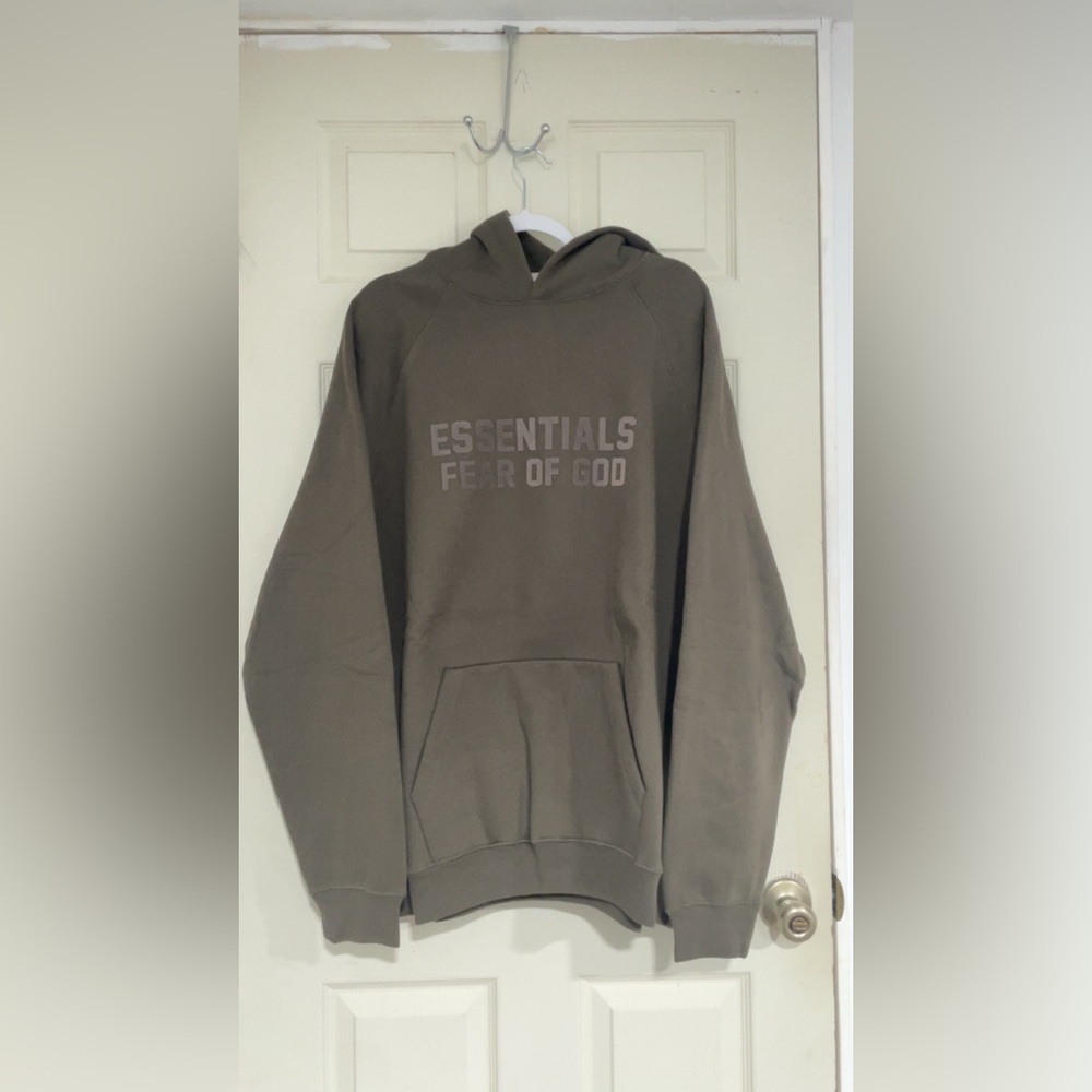 Fear Of God Essentials Hoodie “Off Black”